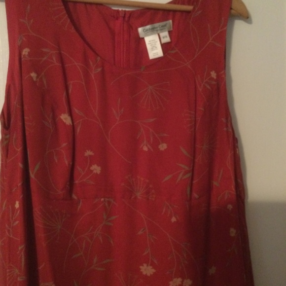 Coldwater Creek 100% Silk Two Piece Dress and Cover Set - Picture 4 of 10